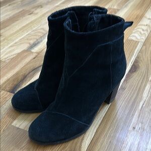 Black Suede Ankle Boots